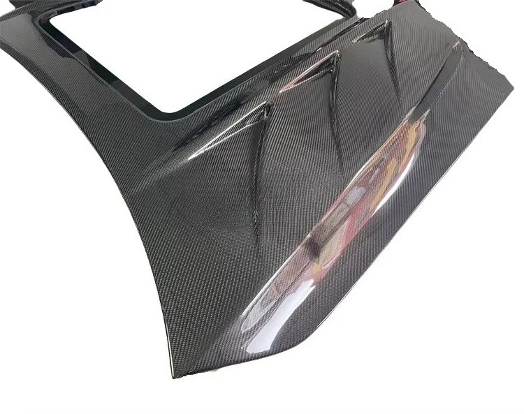 Suitable for 06-12  IS Carbon Fiber Transparent Glass Front Engine Hood